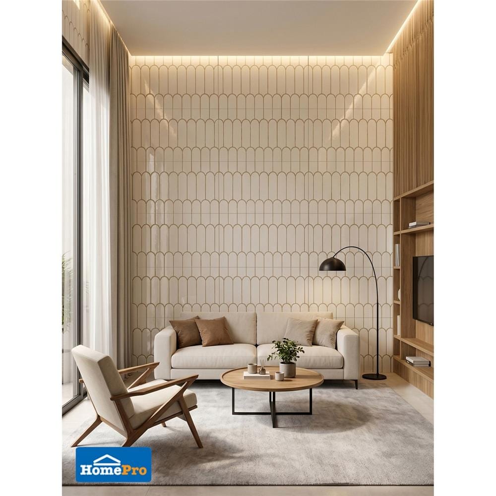 กระเบื้องผนัง 30x60 ซม. COTTO ซิมโฟนี ไลน์ เลมอน ขาว HYG PM 1.44 ตร.ม