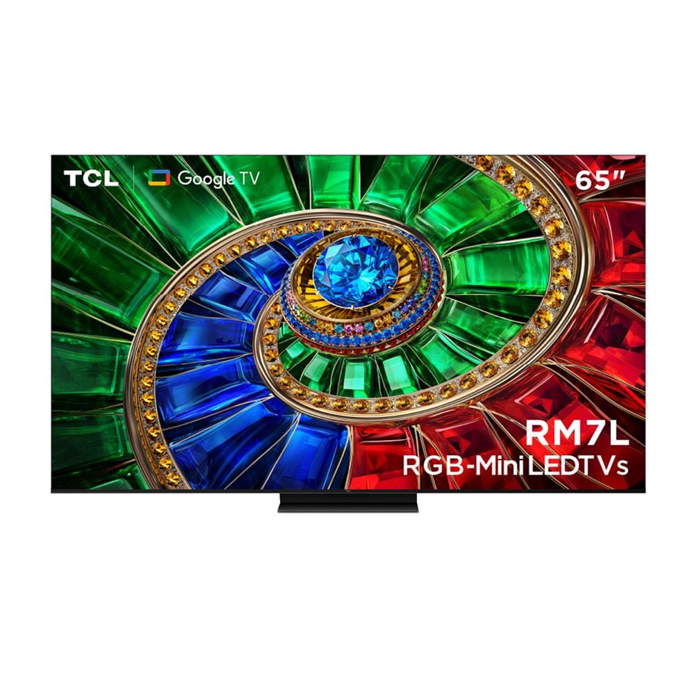 ทีวีอาร์จีบี มินิแอลอีดี 65 นิ้ว TCL (4K, RGB MINI LED, GOOGLE TV) 65RM7L