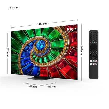 ทีวีอาร์จีบี มินิแอลอีดี 65 นิ้ว TCL (4K, RGB MINI LED, GOOGLE TV) 65RM7L_14