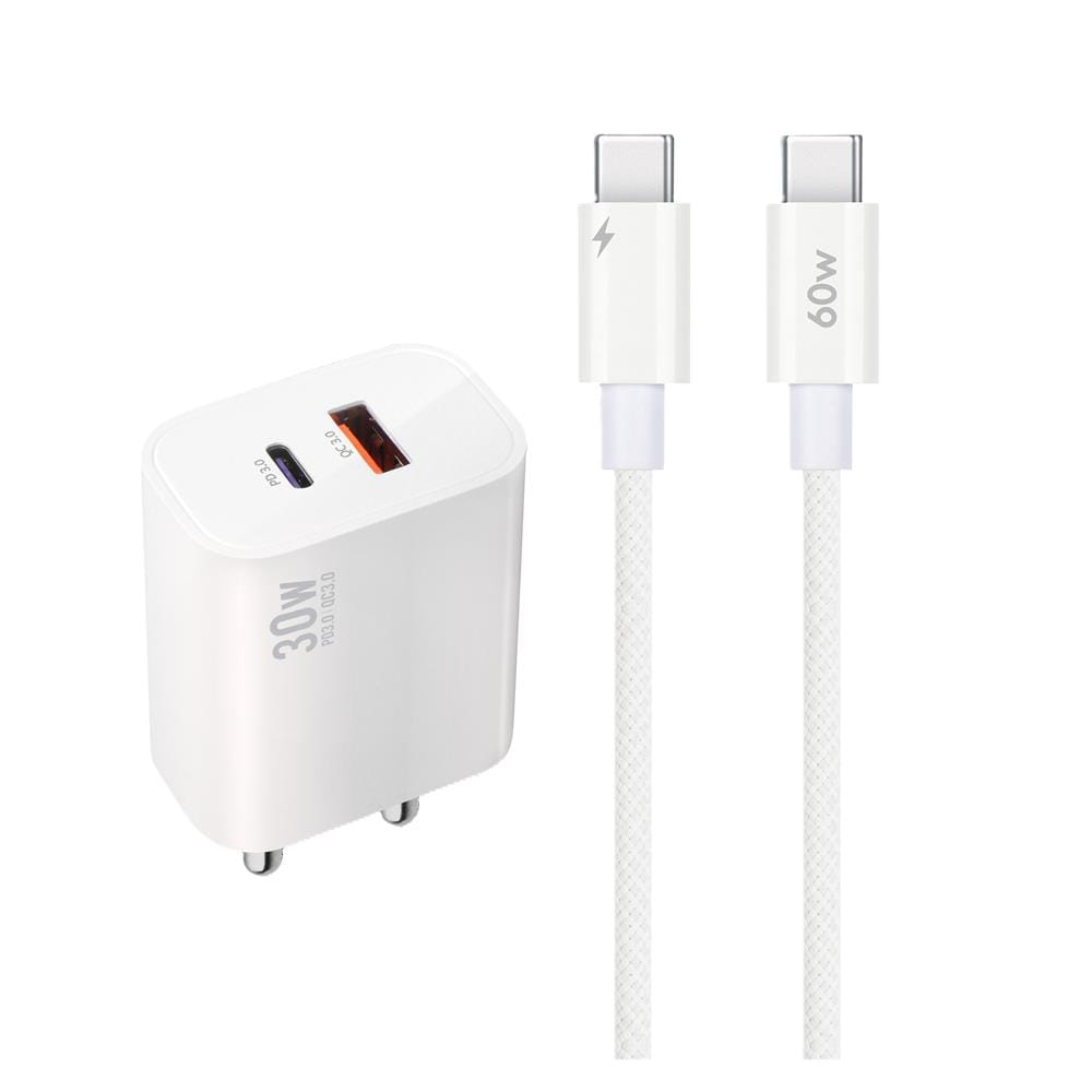 ชุดสายชาร์จ TYPE-C TO TYPE-C RIZZ RWC-332H 30W