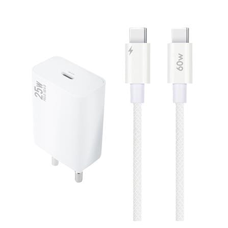 ชุดสายชาร์จ TYPE-C TO TYPE-C RIZZ RWC-330H 25W_0