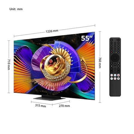 ทีวีเอสคิวดี มินิแอลอีดี 55 นิ้ว TCL (4K, SQD-MiniLED, GOOGLE TV) 55C7L_12