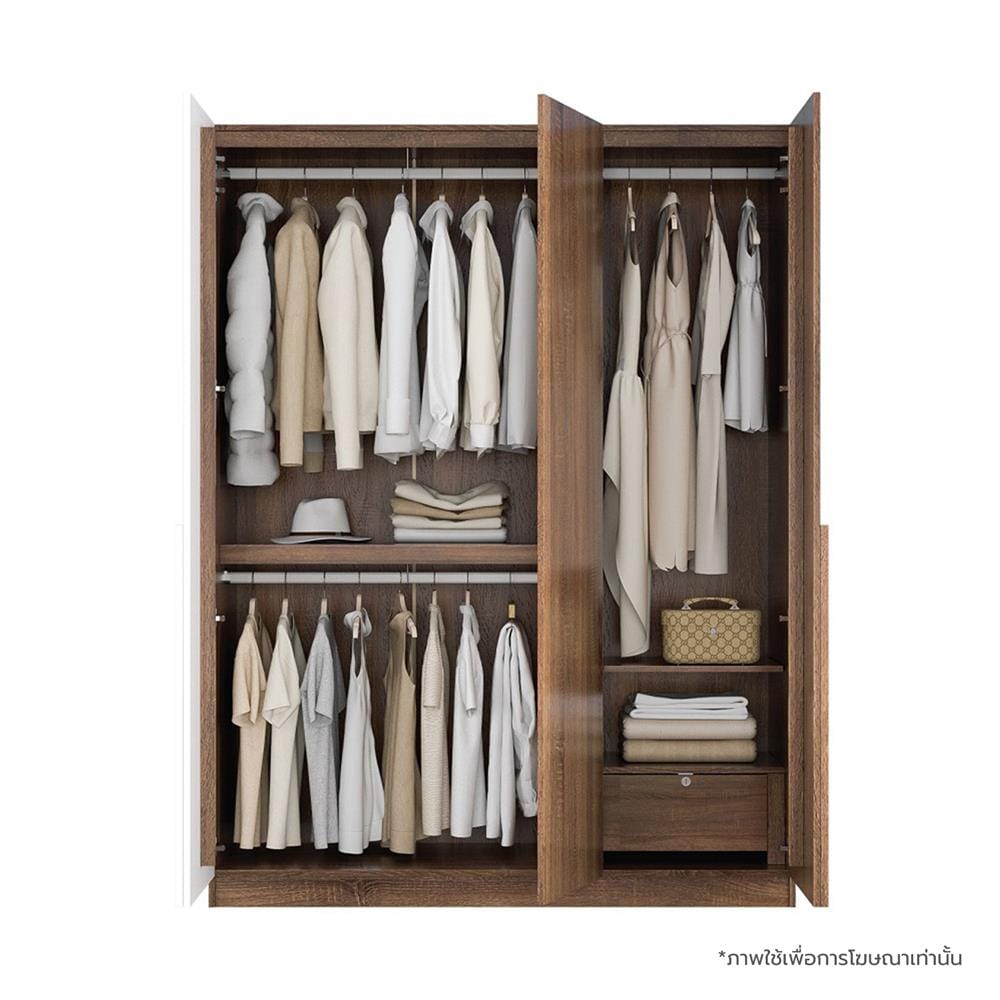 ชุดห้องนอน 6 ฟุต KONCEPT TIANA สี MOCHA WHITE