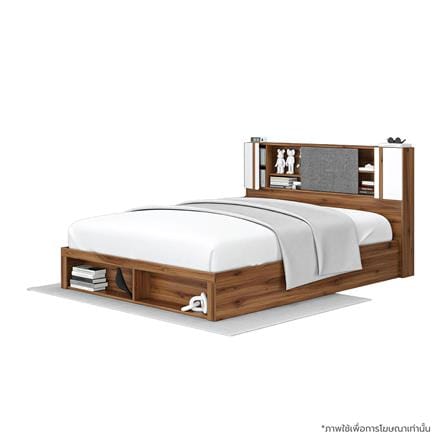 ชุดห้องนอน 5 ฟุต KONCEPT BERGEN สี MOCHA WHITE_1