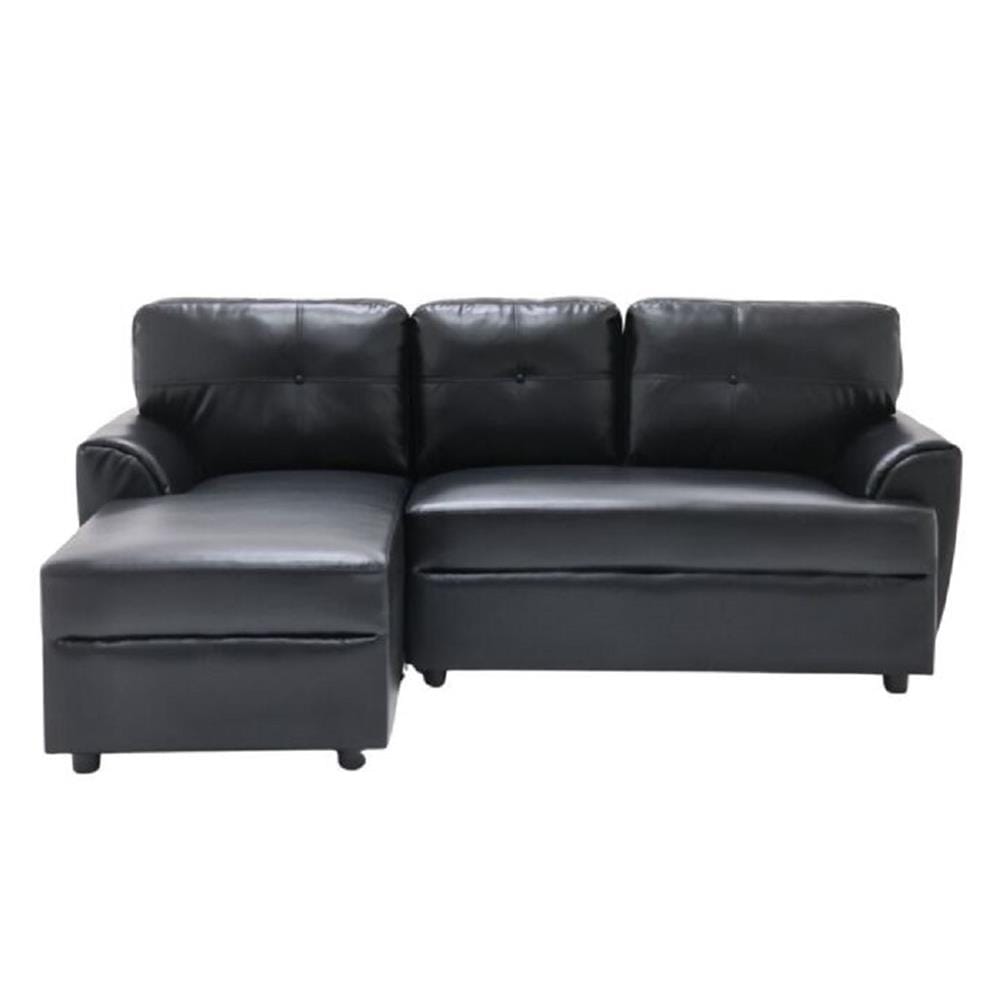 โซฟาเข้ามุมซ้าย SOFA SOLUTIONS RIOWAY 19251396 สีดำ
