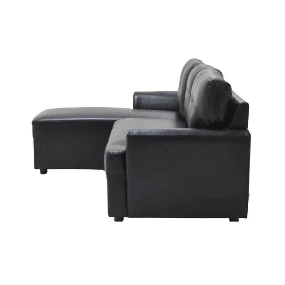โซฟาเข้ามุมซ้าย SOFA SOLUTIONS RIOWAY 19251396 สีดำ