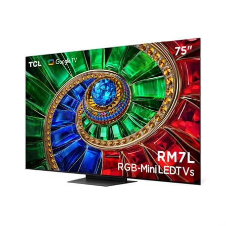 ทีวีอาร์จีบี มินิแอลอีดี 75 นิ้ว TCL (4K, RGB MINI LED, GOOGLE TV) 75RM7L_1
