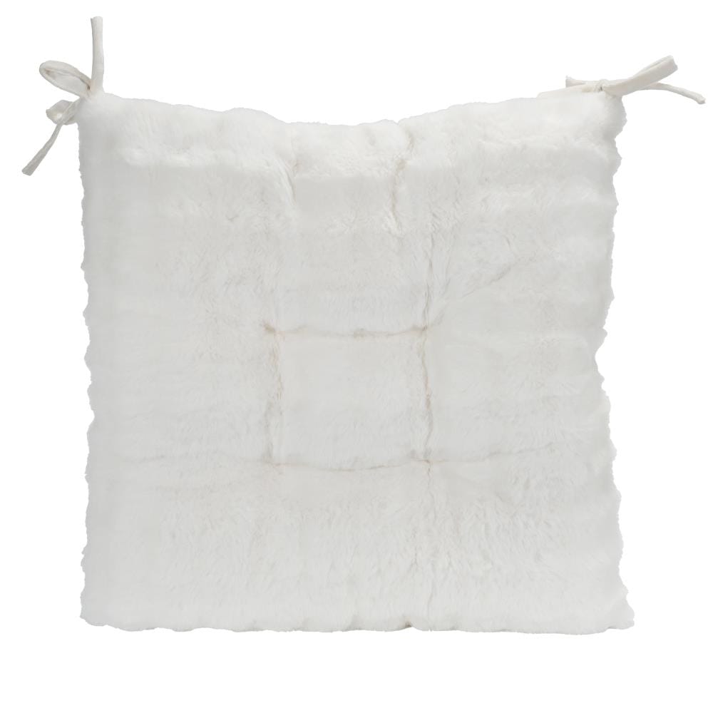 เบาะรองนั่ง HOME LIVING STYLE PREVA 17x17 นิ้ว สีขาว