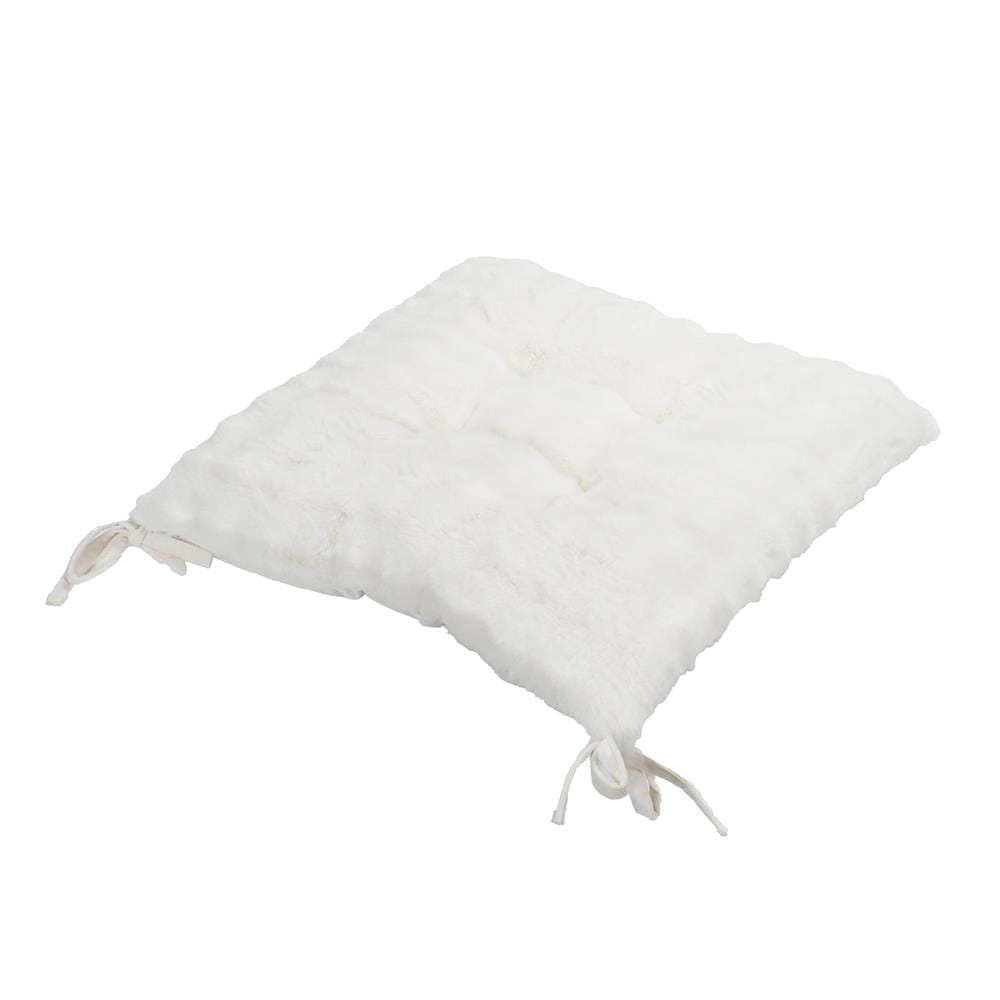 เบาะรองนั่ง HOME LIVING STYLE PREVA 17x17 นิ้ว สีขาว