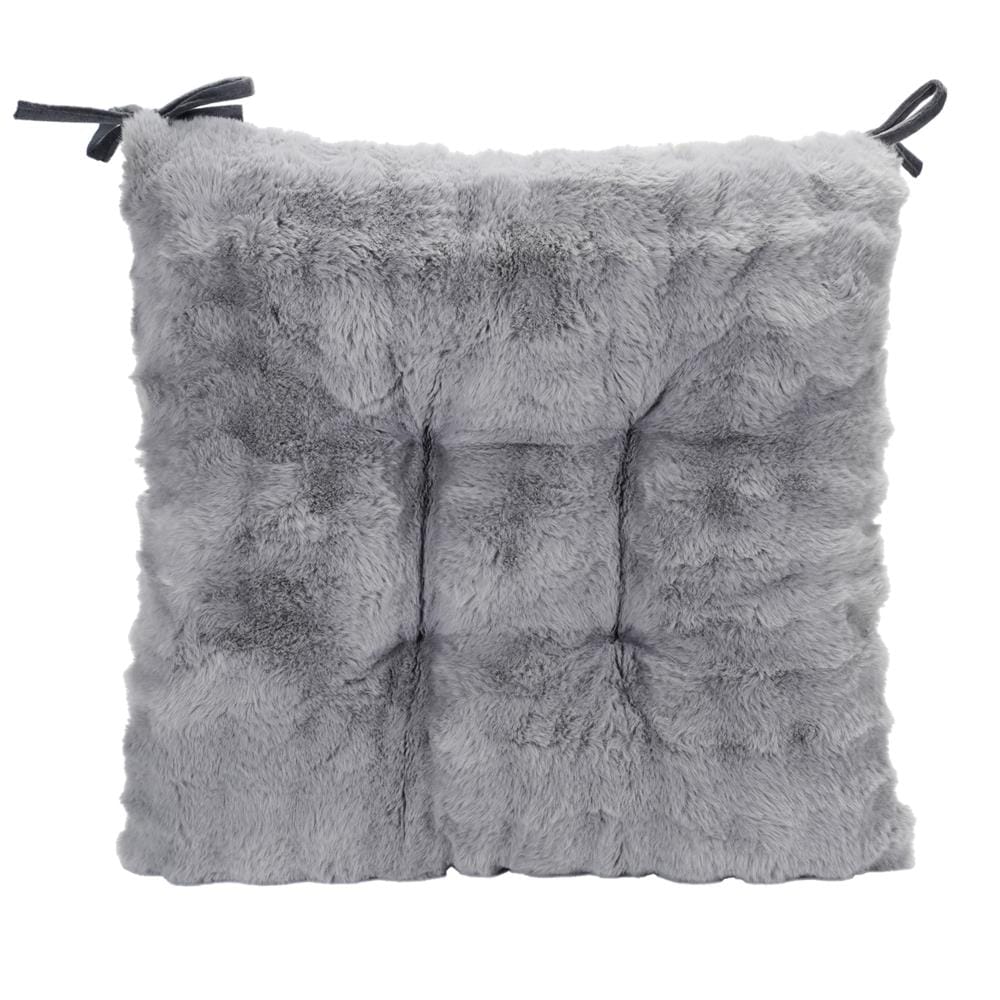 เบาะรองนั่ง HOME LIVING STYLE PREVA 17x17 นิ้ว สีเทา