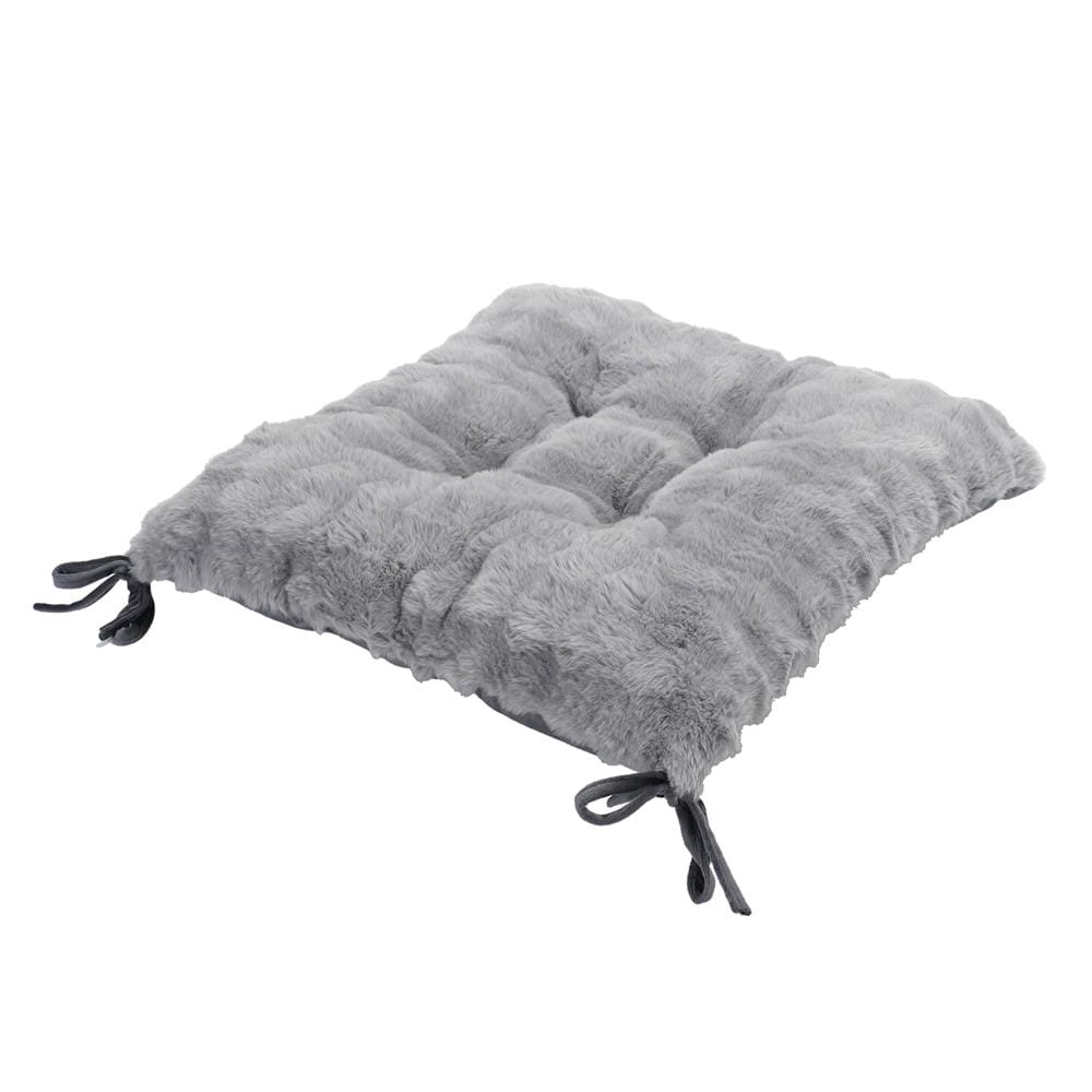 เบาะรองนั่ง HOME LIVING STYLE PREVA 17x17 นิ้ว สีเทา
