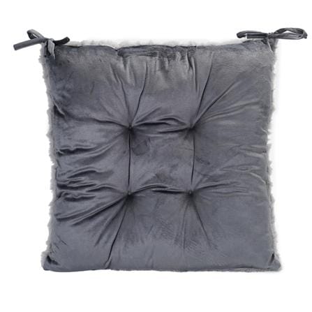 เบาะรองนั่ง HOME LIVING STYLE PREVA 17x17 นิ้ว สีเทา_1