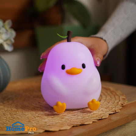 โคมไฟซิลิโคน เป็ดน้อย CARINI DUCK-PEAR 1.4 วัตต์ เปลี่ยนแสงได้ สีขาว/เหลือง_8