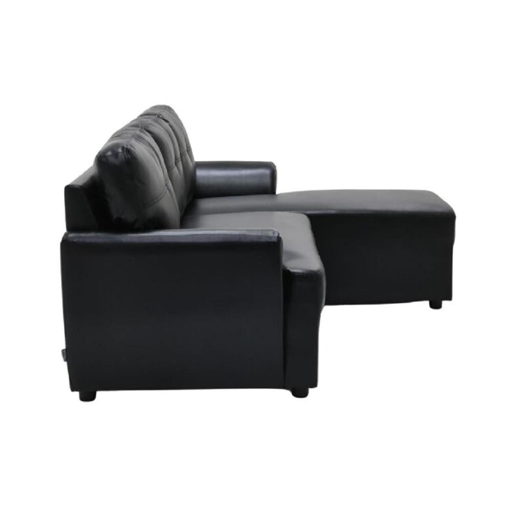 โซฟาเข้ามุมขวา SOFA SOLUTIONS 19251395 สีดำ