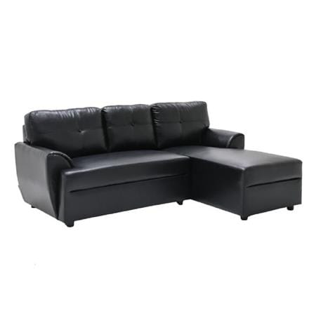 โซฟาเข้ามุมขวา SOFA SOLUTIONS 19251395 สีดำ_1