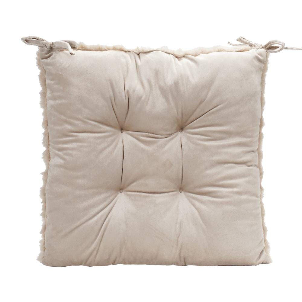 เบาะรองนั่ง HOME LIVING STYLE PREVA 17x17 นิ้ว สีน้ำตาล