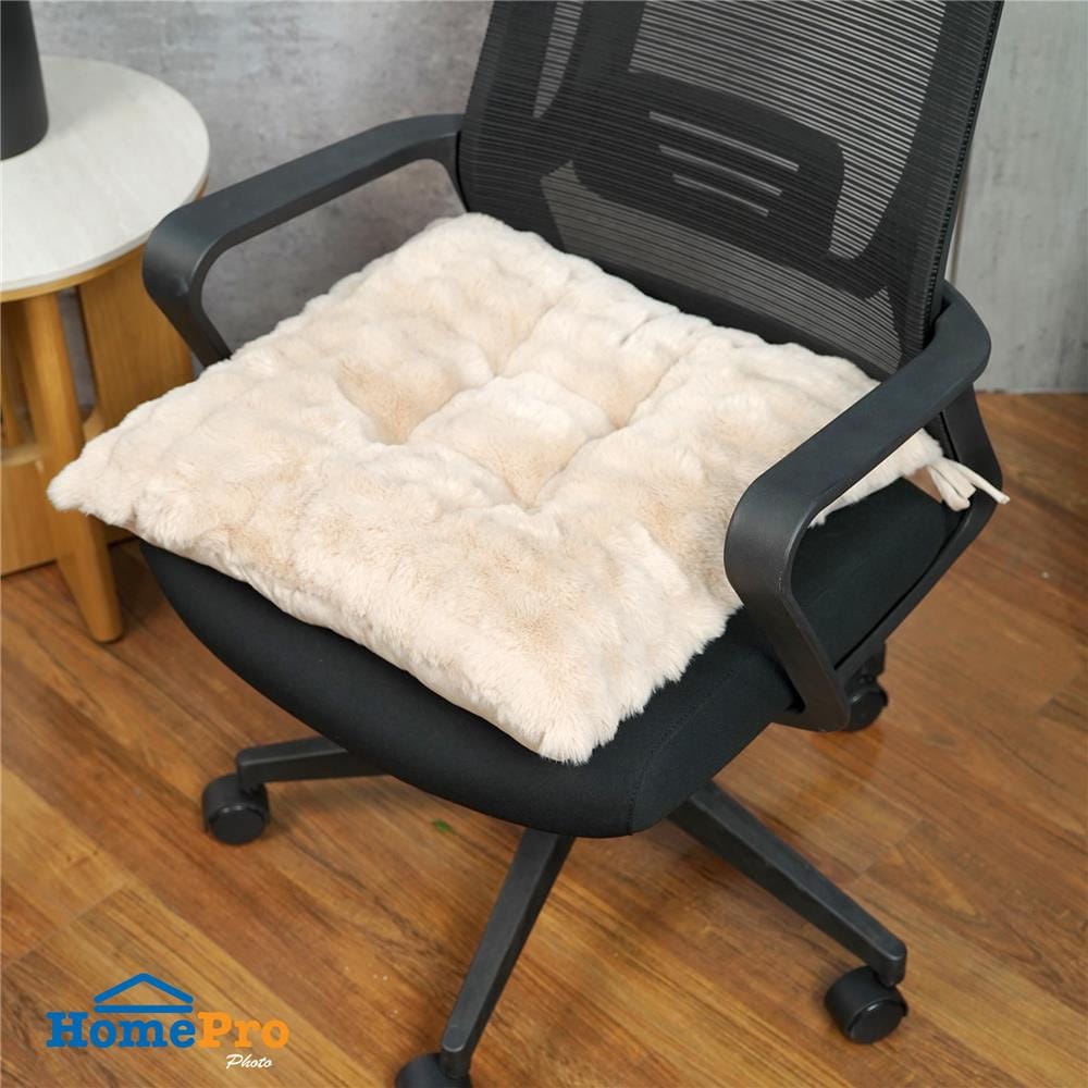 เบาะรองนั่ง HOME LIVING STYLE PREVA 17x17 นิ้ว สีน้ำตาล