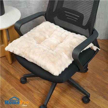 เบาะรองนั่ง HOME LIVING STYLE PREVA 17x17 นิ้ว สีน้ำตาล_5