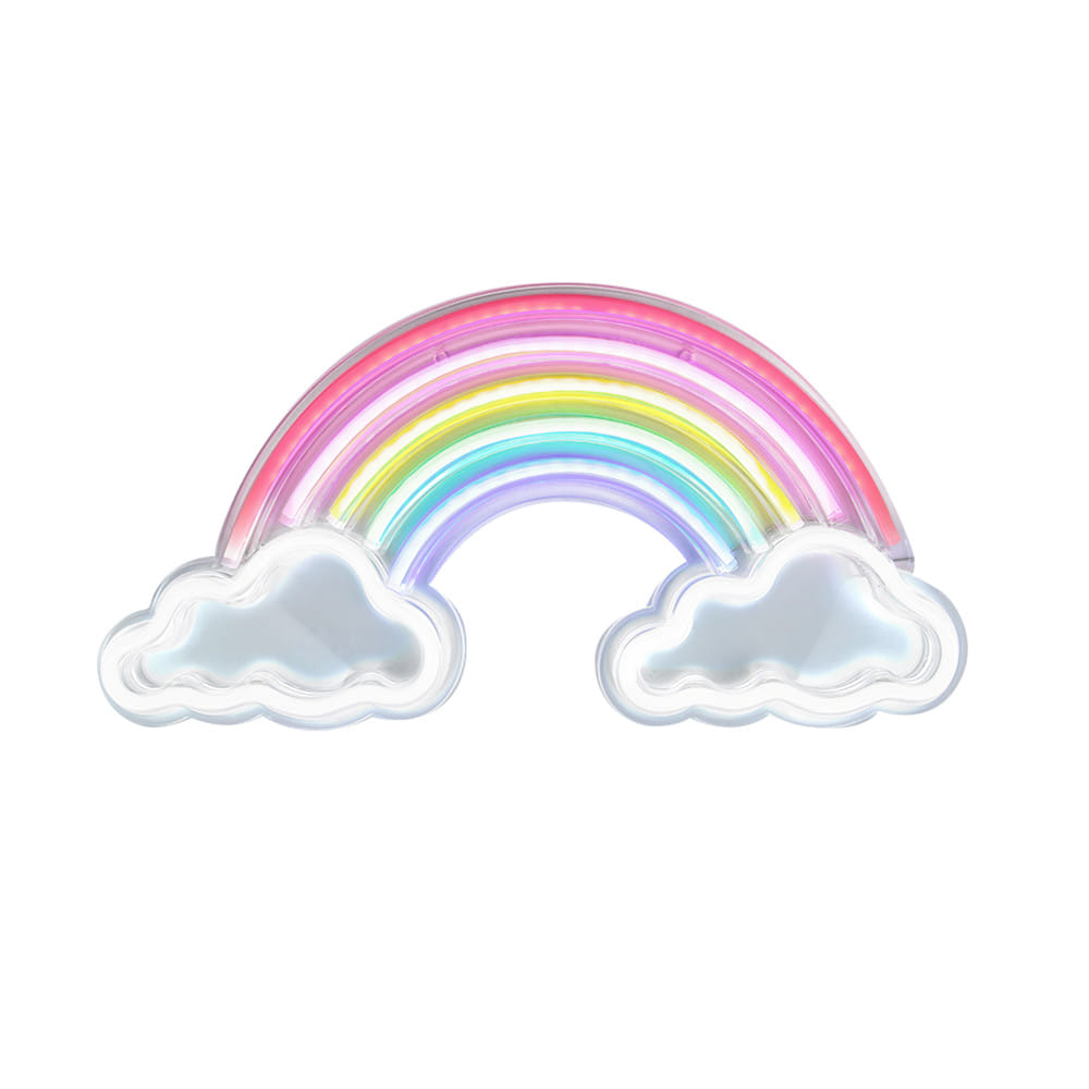 ป้ายไฟ LED CARINI RAINBOW สีแดง/ชมพู/เหลือง/เขียว/น้ำเงิน/ขาว