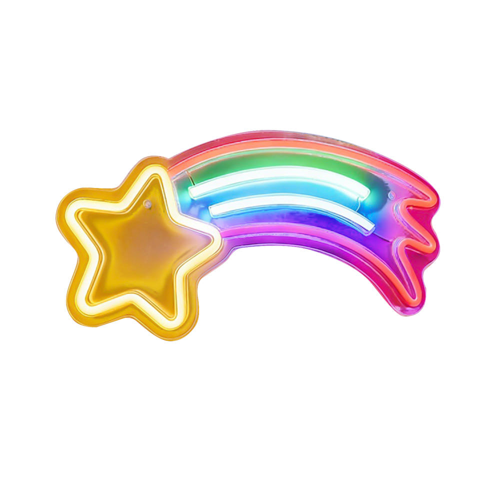 ป้ายไฟ LED CARINI STAR สีแดง/เหลือง/น้ำเงิน/ขาว_0