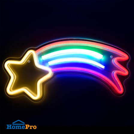 ป้ายไฟ LED CARINI STAR สีแดง/เหลือง/น้ำเงิน/ขาว_8