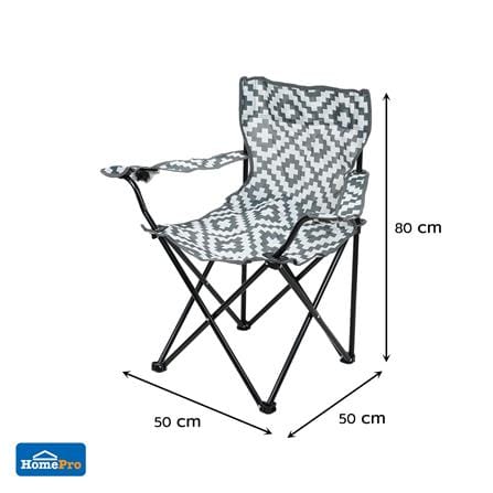 เก้าอี้แคมป์ปิ้ง SPRING XPLOR 50x80 ซม. สีขาว/เทา_8