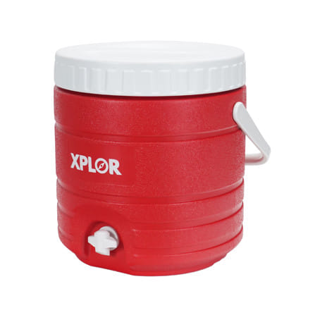 กระติกน้ำแข็งทรงกลมมีก๊อก SPRING XPLOR 13 ลิตร สีแดง_0