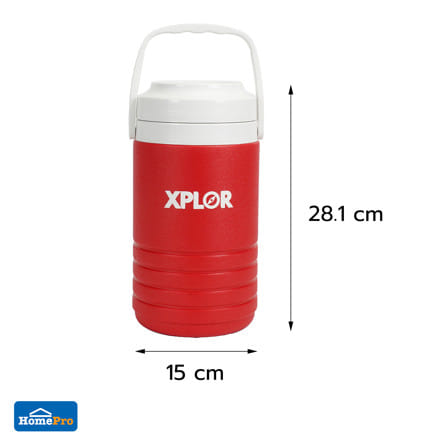 กระติกน้ำแข็งทรงกลม SPRING XPLOR 2.5 ลิตร สีแดง_6