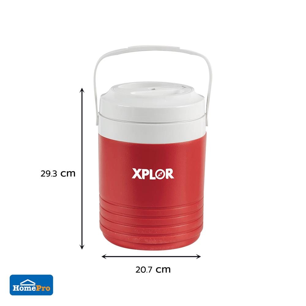 กระติกน้ำแข็งทรงกลม SPRING XPLOR 5.6 ลิตร สีแดง