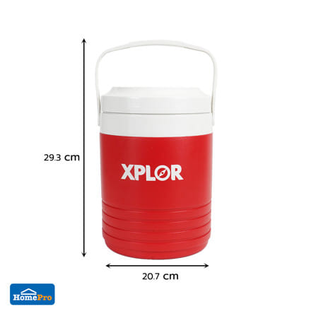 กระติกน้ำแข็งทรงกลม SPRING XPLOR 5.6 ลิตร สีแดง_7