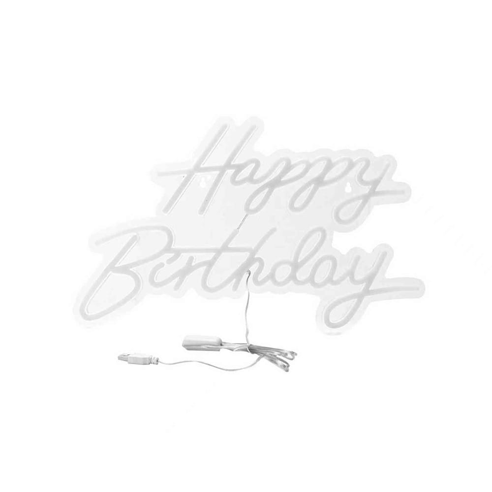 ป้ายไฟ LED CARINI HAPPY BIRTHDAY 10 วัตต์ WARM WHITE