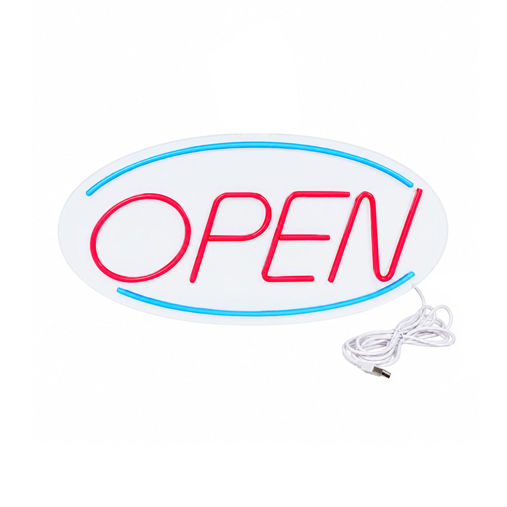 ป้ายไฟ LED CARINI OPEN 10 วัตต์ สีแดง/ขาว/น้ำเงิน_0