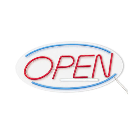 ป้ายไฟ LED CARINI OPEN 10 วัตต์ สีแดง/ขาว/น้ำเงิน_0