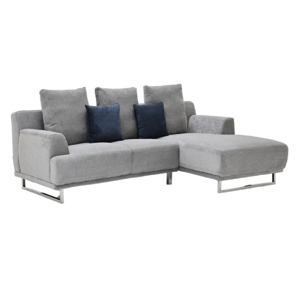 โซฟาเข้ามุมขวา SOFA SOLUTIONS GIRLY-MINI สีเทา