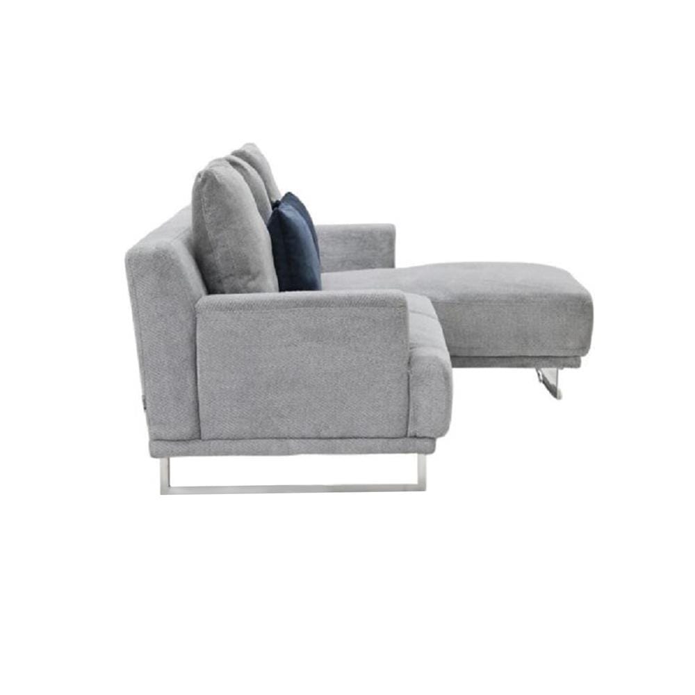 โซฟาเข้ามุมขวา SOFA SOLUTIONS GIRLY-MINI สีเทา