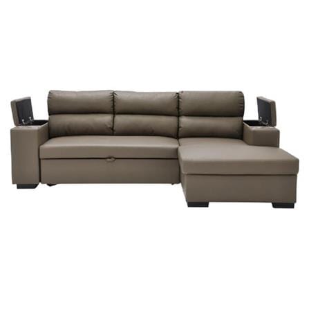 โซฟาเข้ามุมขวา SOFA SOLUTIONS GOMIC สีน้ำตาล_3