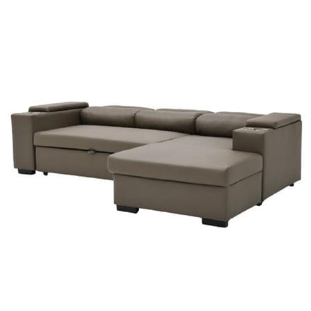 โซฟาเข้ามุมขวา SOFA SOLUTIONS GOMIC สีน้ำตาล_5