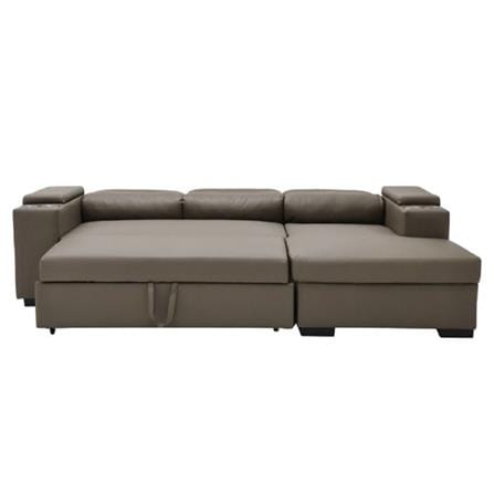 โซฟาเข้ามุมขวา SOFA SOLUTIONS GOMIC สีน้ำตาล_6
