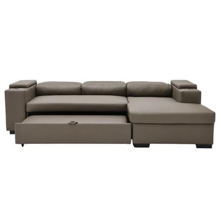 โซฟาเข้ามุมขวา SOFA SOLUTIONS GOMIC สีน้ำตาล_7