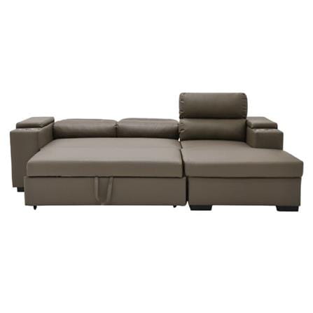 โซฟาเข้ามุมขวา SOFA SOLUTIONS GOMIC สีน้ำตาล_8