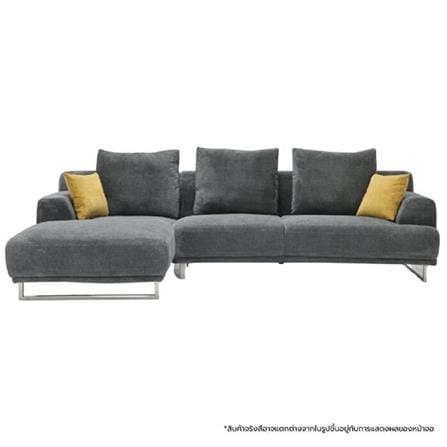 โซฟาเข้ามุมซ้าย SOFA SOLUTIONS GIRLY-PLUS สีเทาเข้ม_0