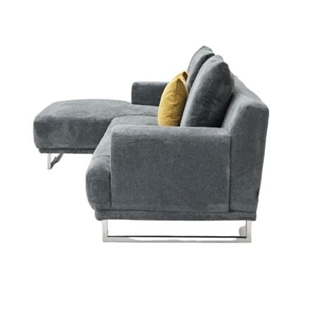 โซฟาเข้ามุมซ้าย SOFA SOLUTIONS GIRLY-PLUS สีเทาเข้ม_2