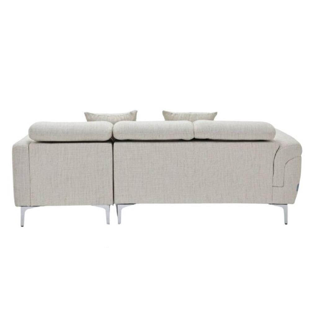 โซฟาเข้ามุมขวา SOFA SOLUTIONS REIKI สีครีม