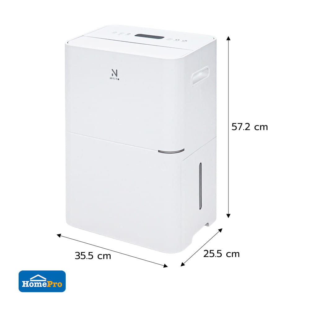 เครื่องลดความชื้น 75 ตร.ม. NIKITO NKD-2P30 สีขาว (3.8 ลิตร)