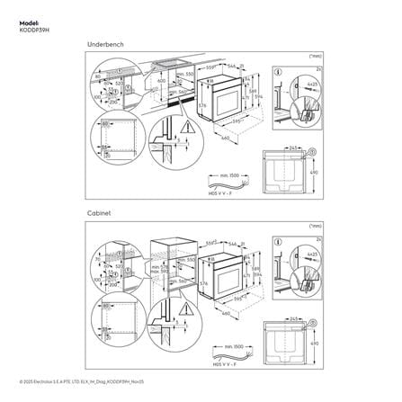 ไมโครเวฟฝัง+เตาอบฝัง ELECTROLUX EMFB25BC+KODDP39H_6
