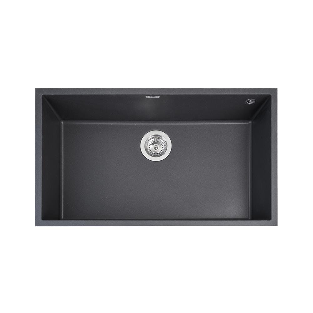 ซิงค์ฝัง 1 หลุม METRIX KIN100UBL BK U 76 ซม. สีดำ