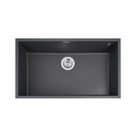 ซิงค์ฝัง 1 หลุม METRIX KIN100UBL BK U 76 ซม. สีดำ_0