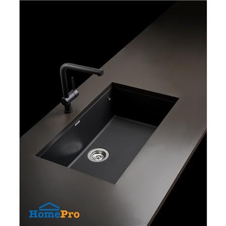 ซิงค์ฝัง 1 หลุม METRIX KIN100UBL BK U 76 ซม. สีดำ_4