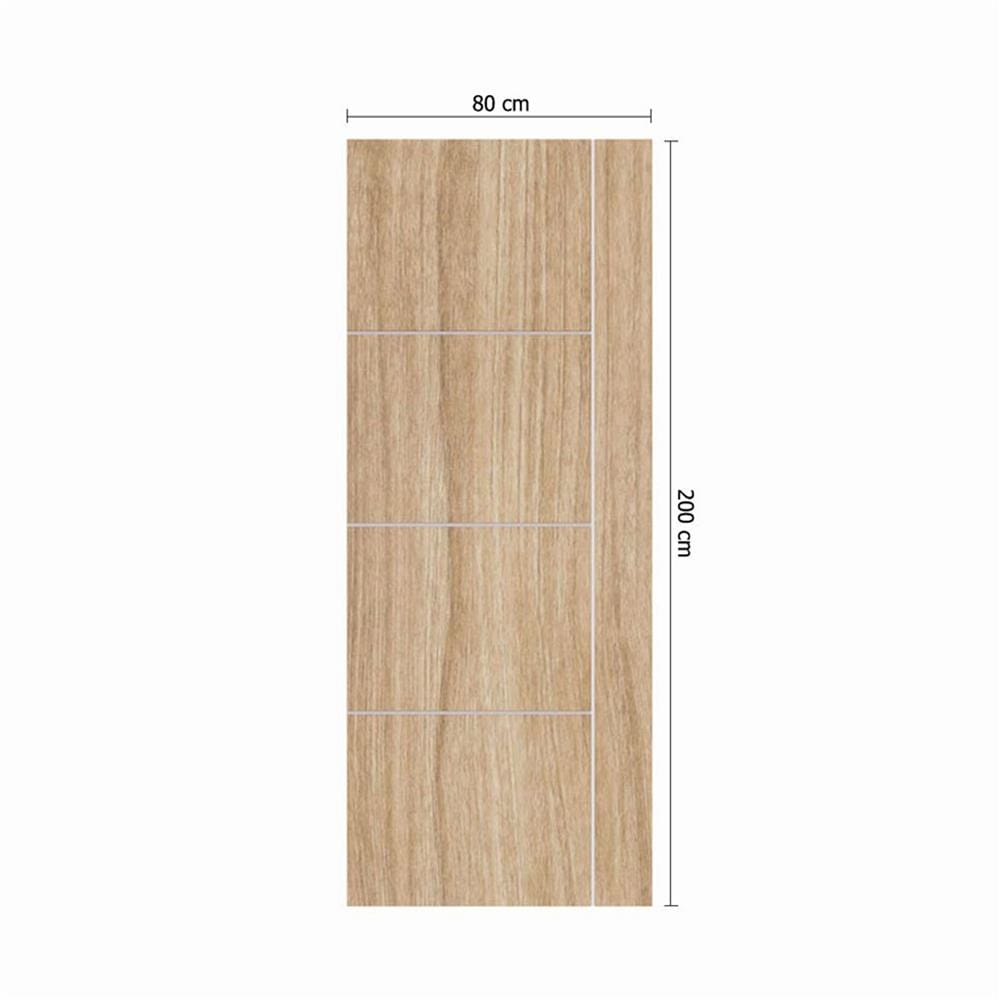 ประตูภายใน UPVC ไม่เจาะลูกบิด PARAZZO PUV03 80x200 ซม. สีลาเต้