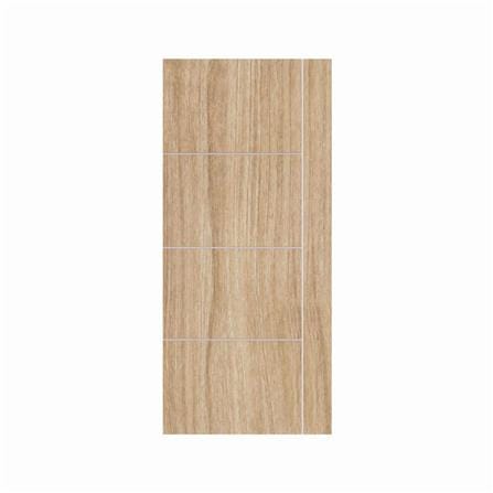 ประตูภายใน UPVC ไม่เจาะลูกบิด PARAZZO PUV03 80x200 ซม. สีลาเต้_0